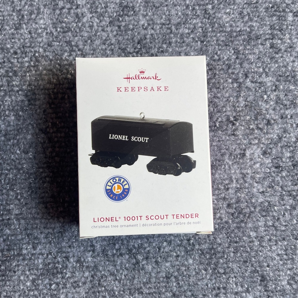 Hallmark Keepsake 2019 Lionel 1001T Scout Tender Die-Cast Metal Ornament QXI3467